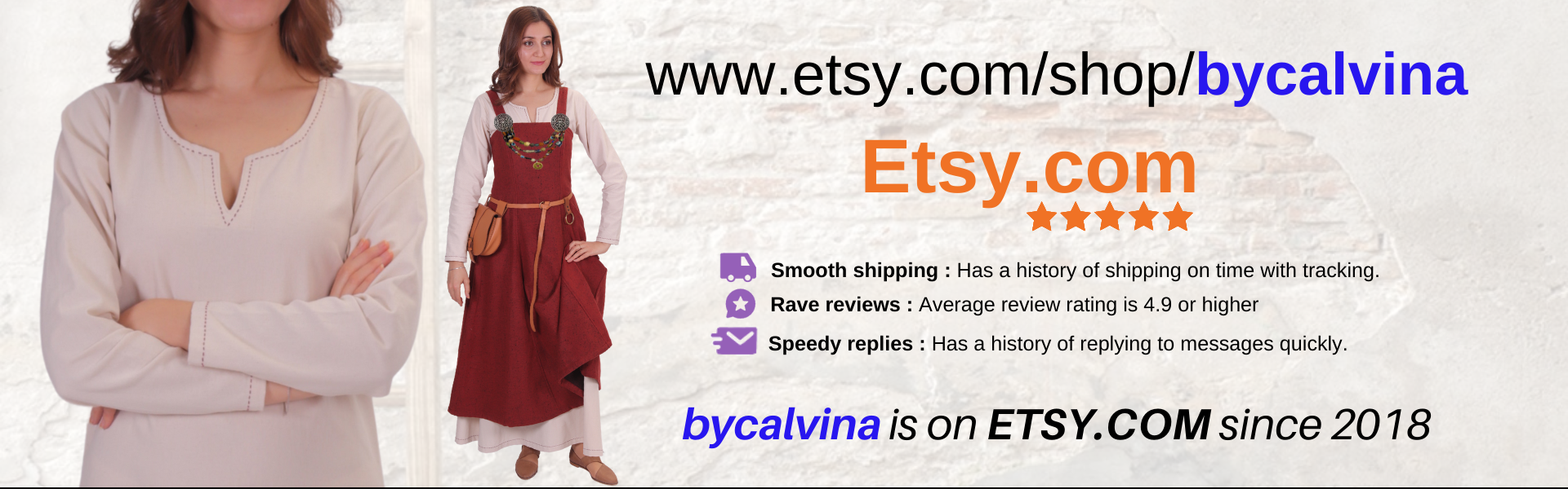 bycalvina is on ETSY.COM since 2018